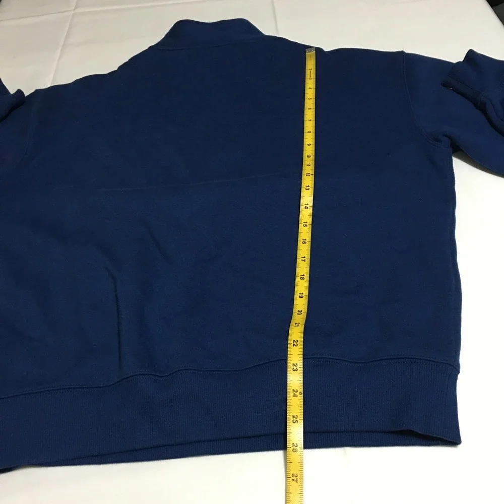 Rodd & Gunn Quarter Zip Pullover Sweater Mens Large Blue
